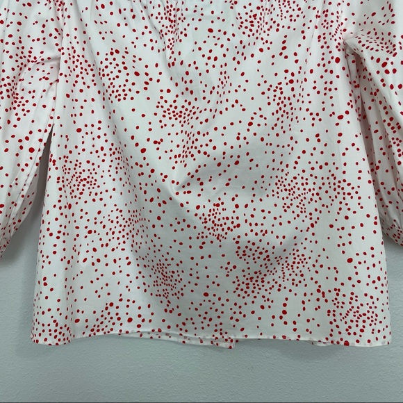 H&M Off Shoulder Button Down Crop Top | Size 2 - Picture 9 of 14